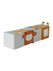 Baby Activity-Würfel aus Stoff PANDAFREUNDE