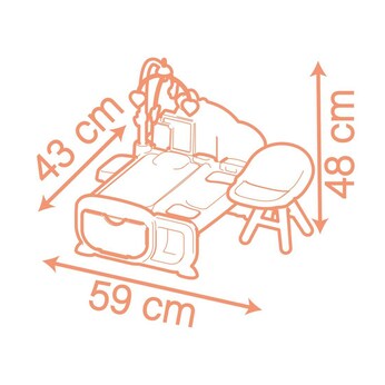 Puppen Spielzimmer Cocoon 3in1