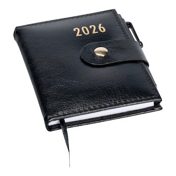 Calendrier de poche 2026 avec stylo