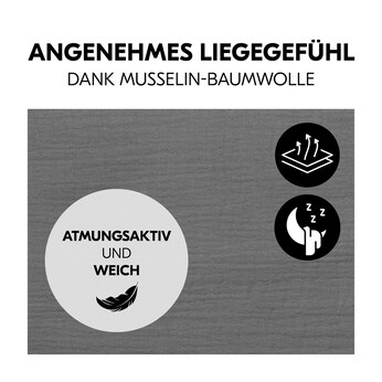 Spannbetttuch Musselin 60x120 cm für Reisebettmatratzen