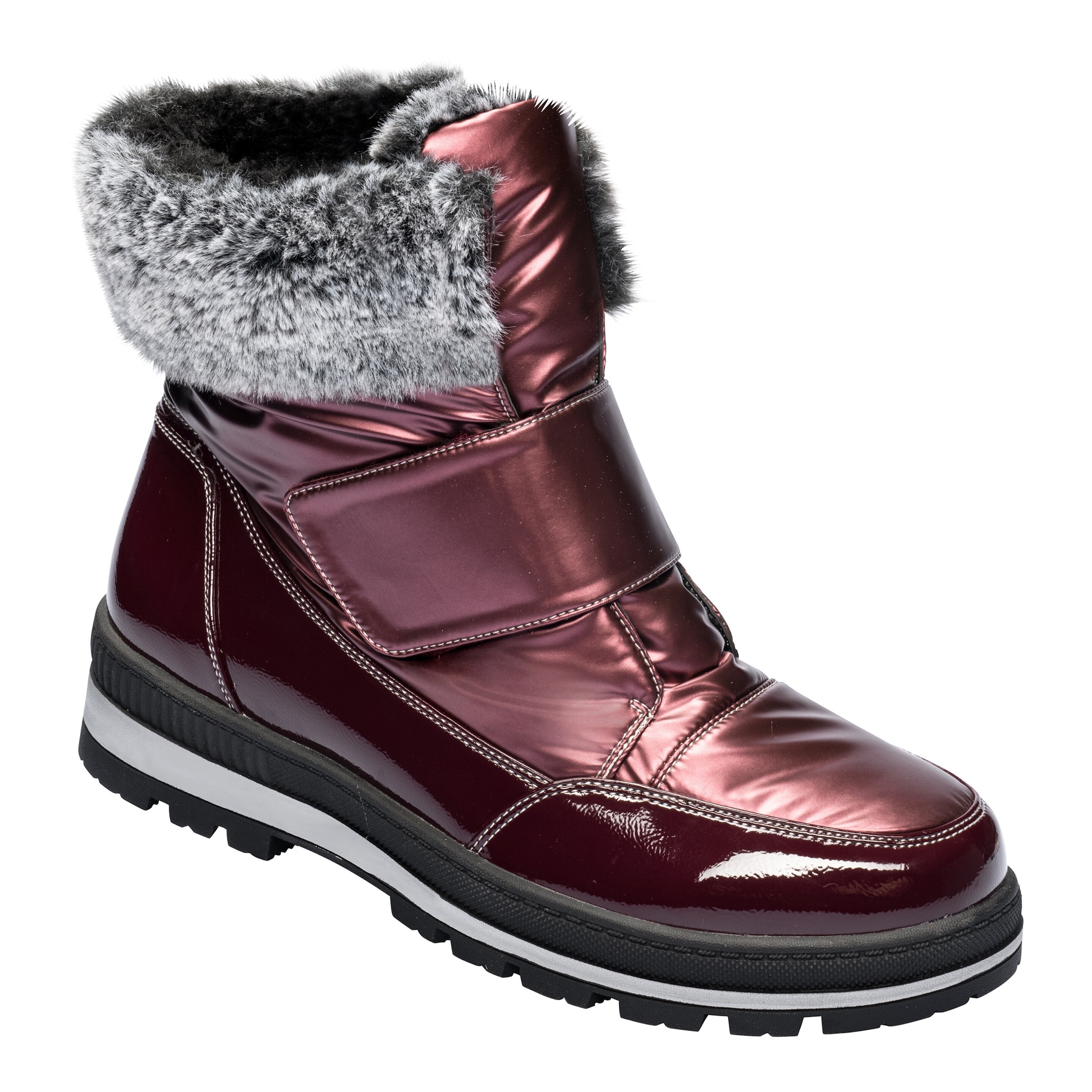 Klettstiefel „Leonita“, Größe: 41, bordeaux