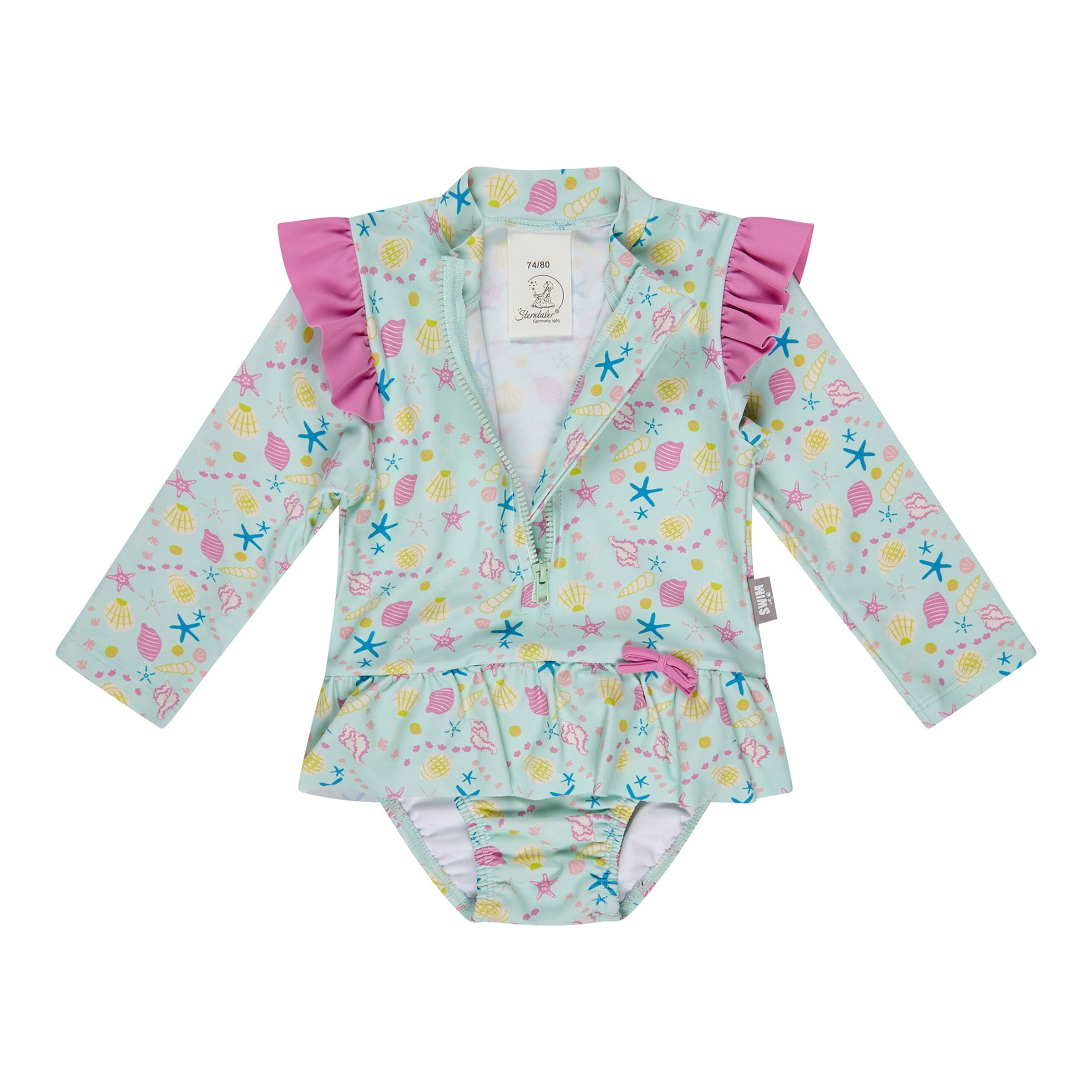 Sterntaler Badeanzug langarm mit UV-Schutz Muscheln