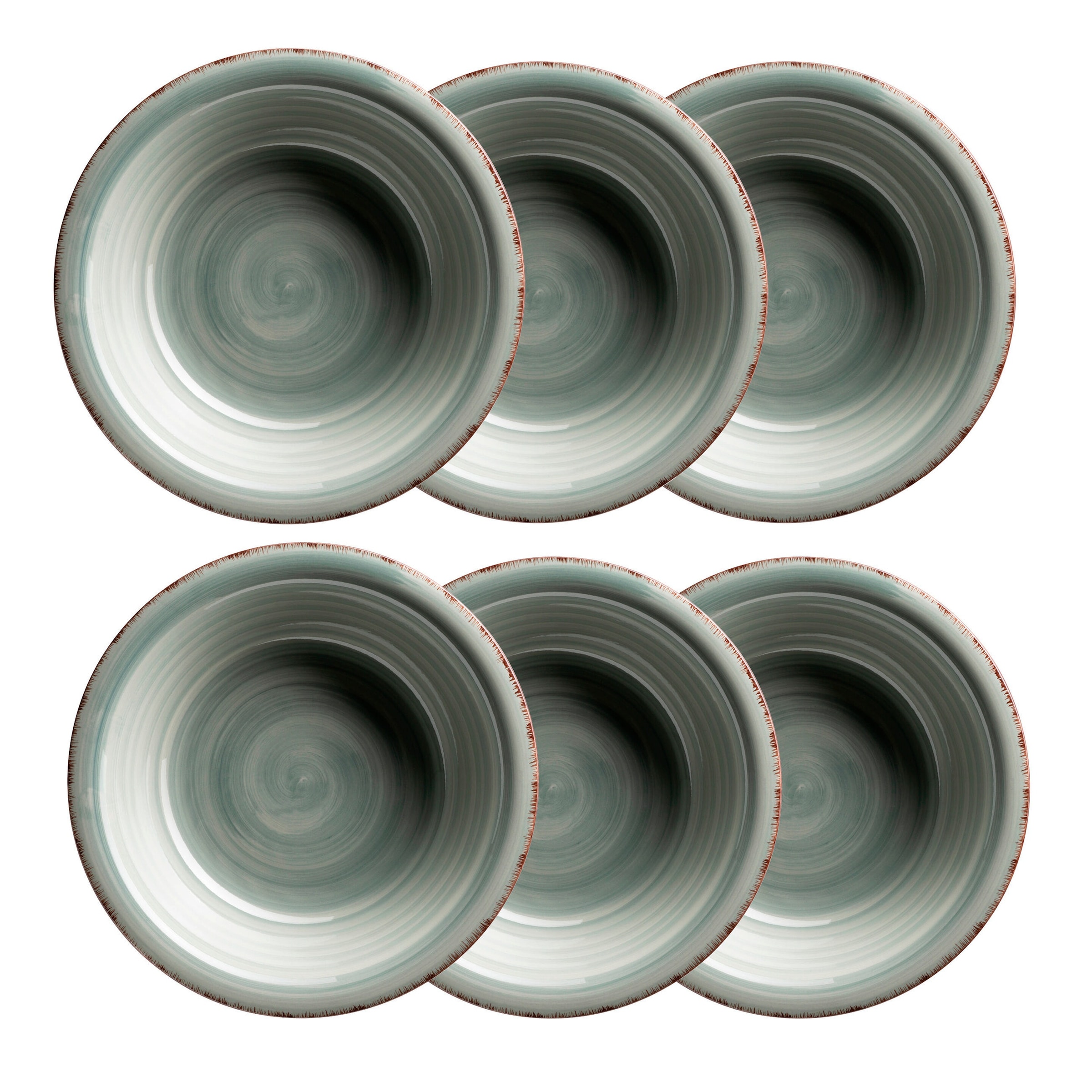 Suppenteller-Set, Steingut LUMACA