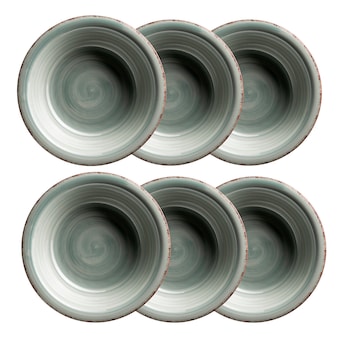 Suppenteller-Set, Steingut LUMACA