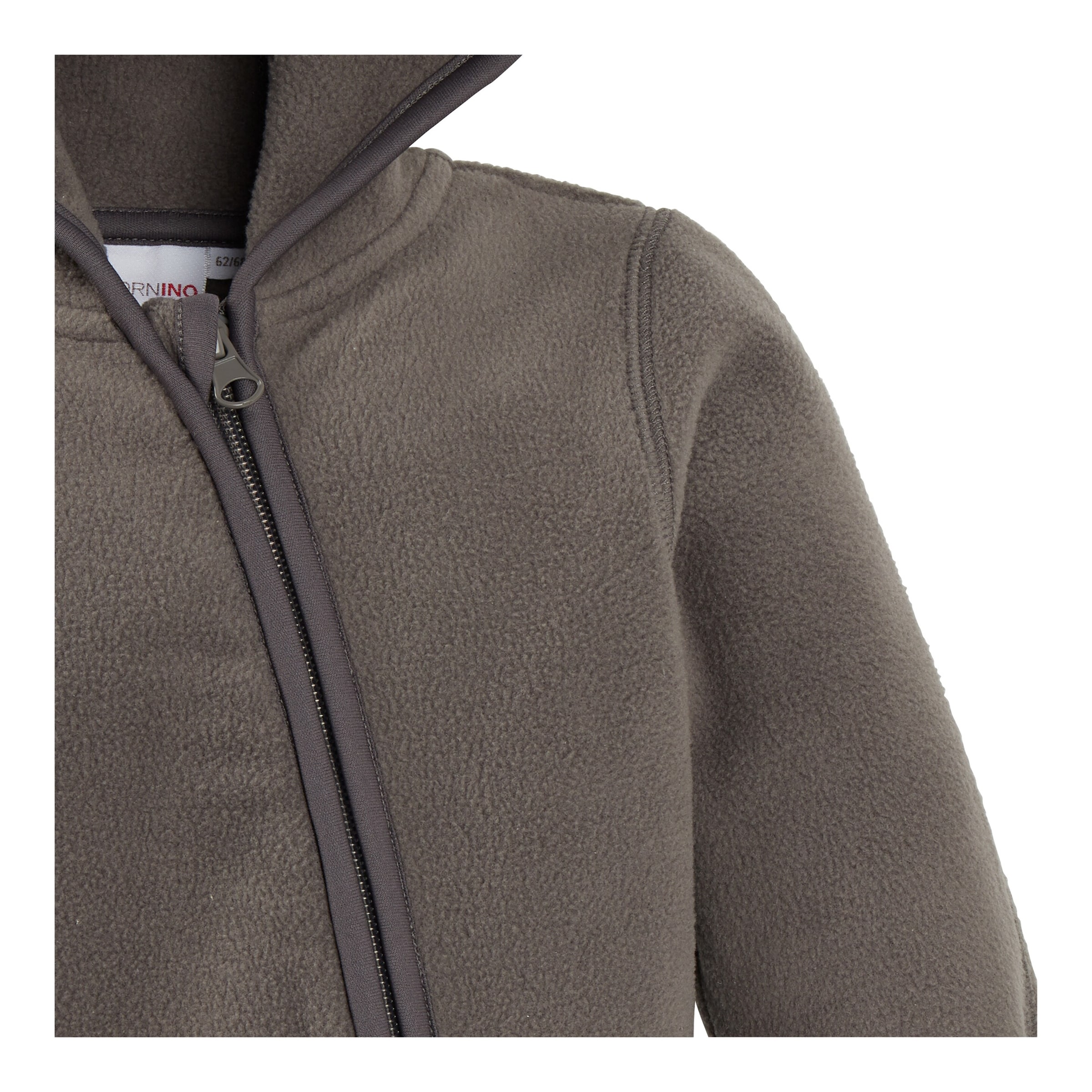 Fleece-Overall mit Kapuze