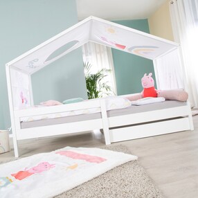 Set Hausbett mit Lattenrost  