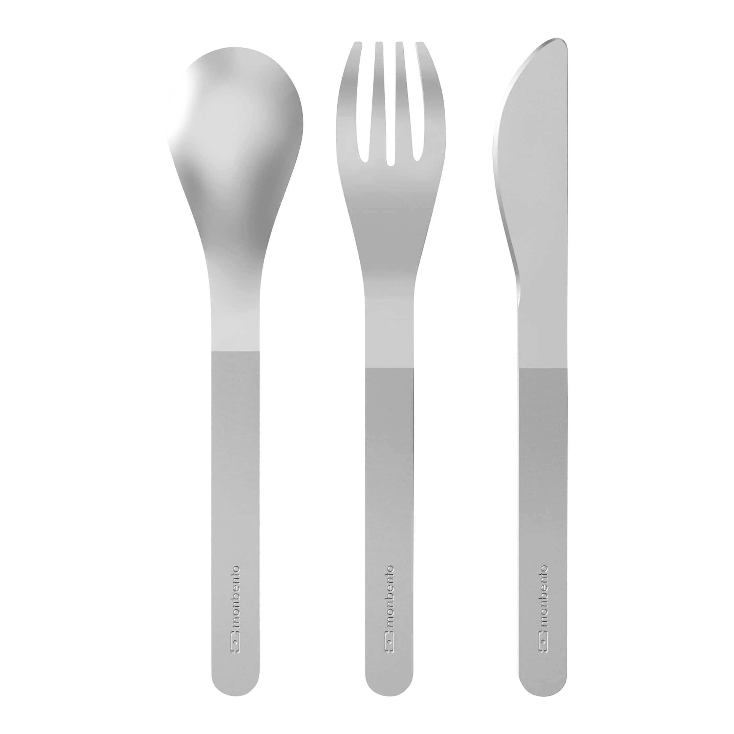 Set de couverts inox avec boîtier rose