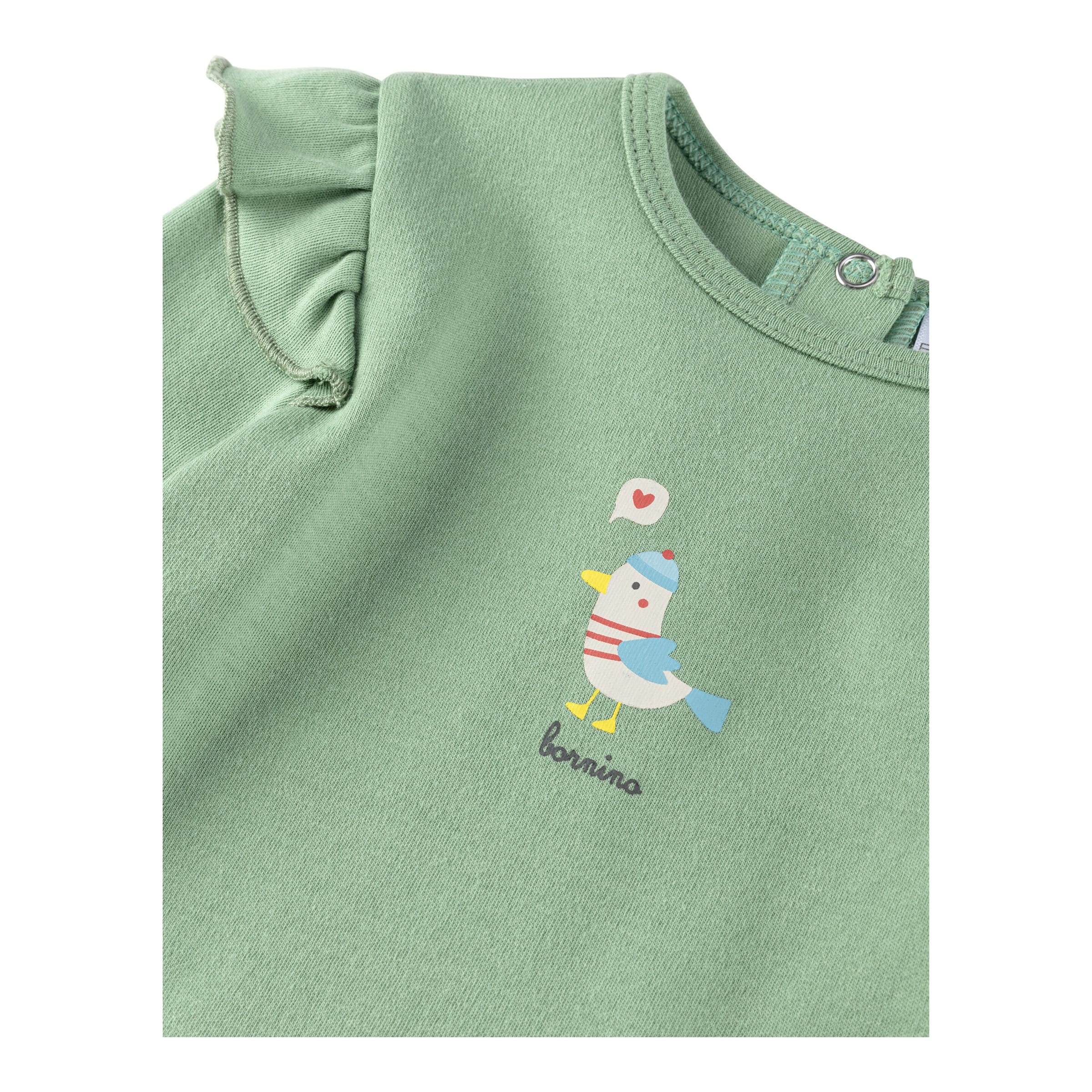 Shirt langarm Möwe Rüschen