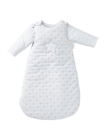 Baby Winterschlafsack STERNENREGEN, Ärmel abnehmbar