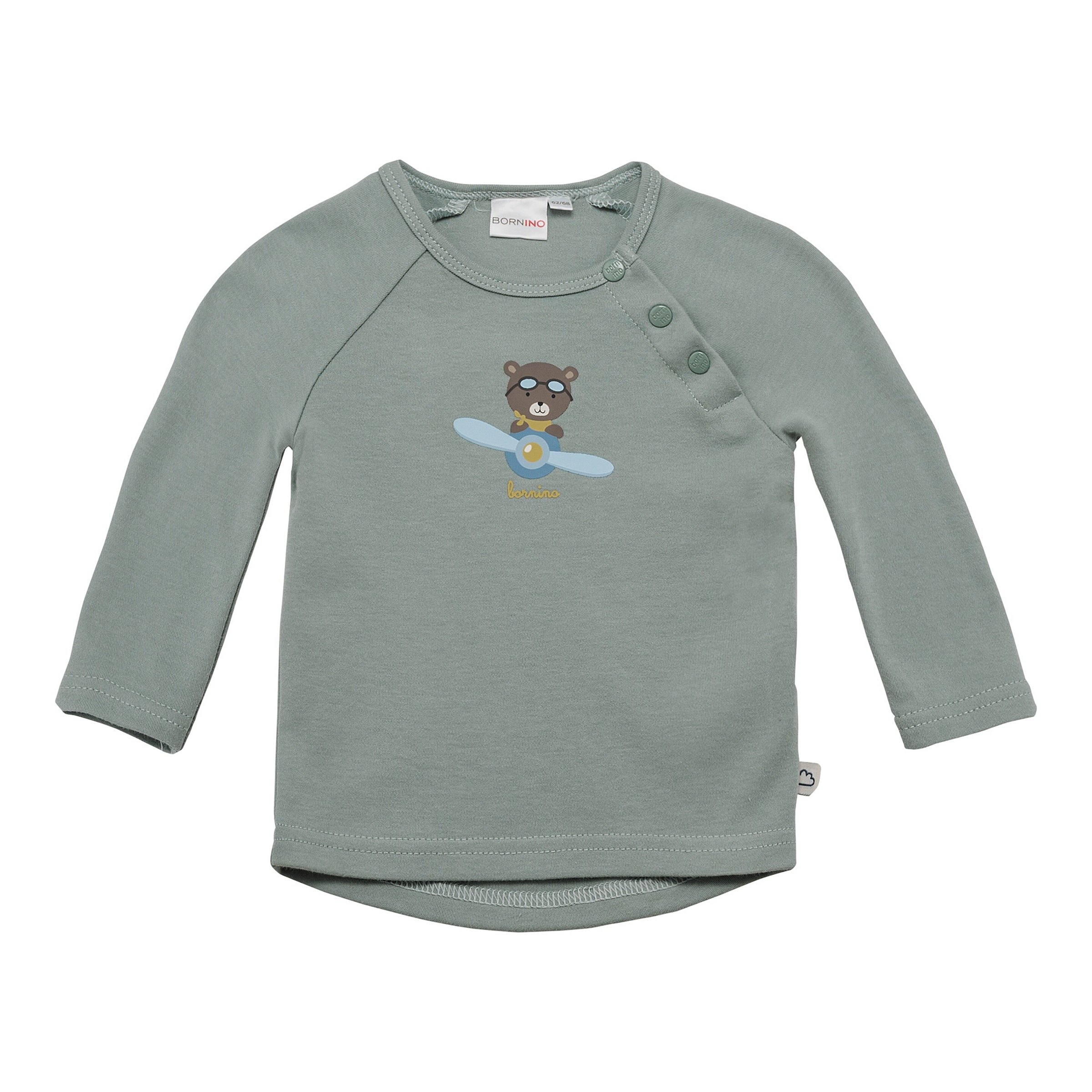 Bornino On The Road Raglanshirt langarm Bär