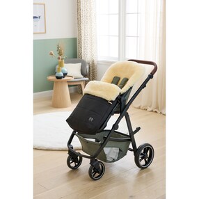 Winterfußsack Lammfell Lille für Kinderwagen, Buggy