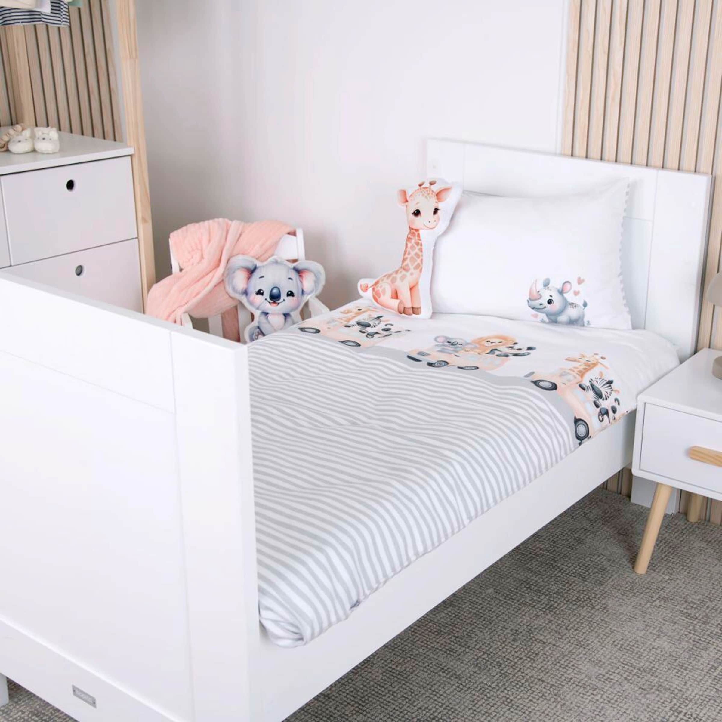 Flanell Wende-Bettwäsche 40x60 / 100x135 cm