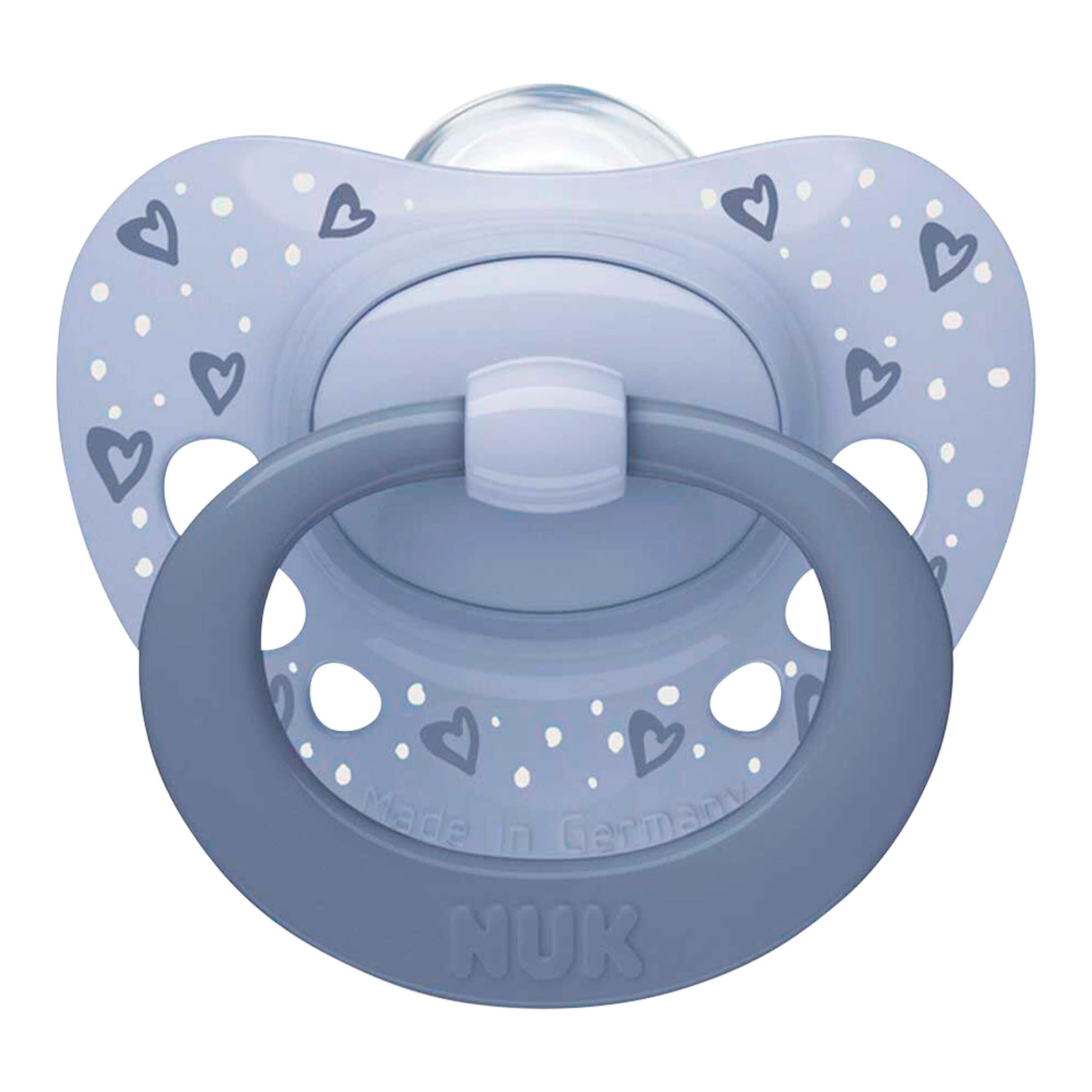 Nuk 2er-Pack Schnuller First Choice Classic Night, 6-18M