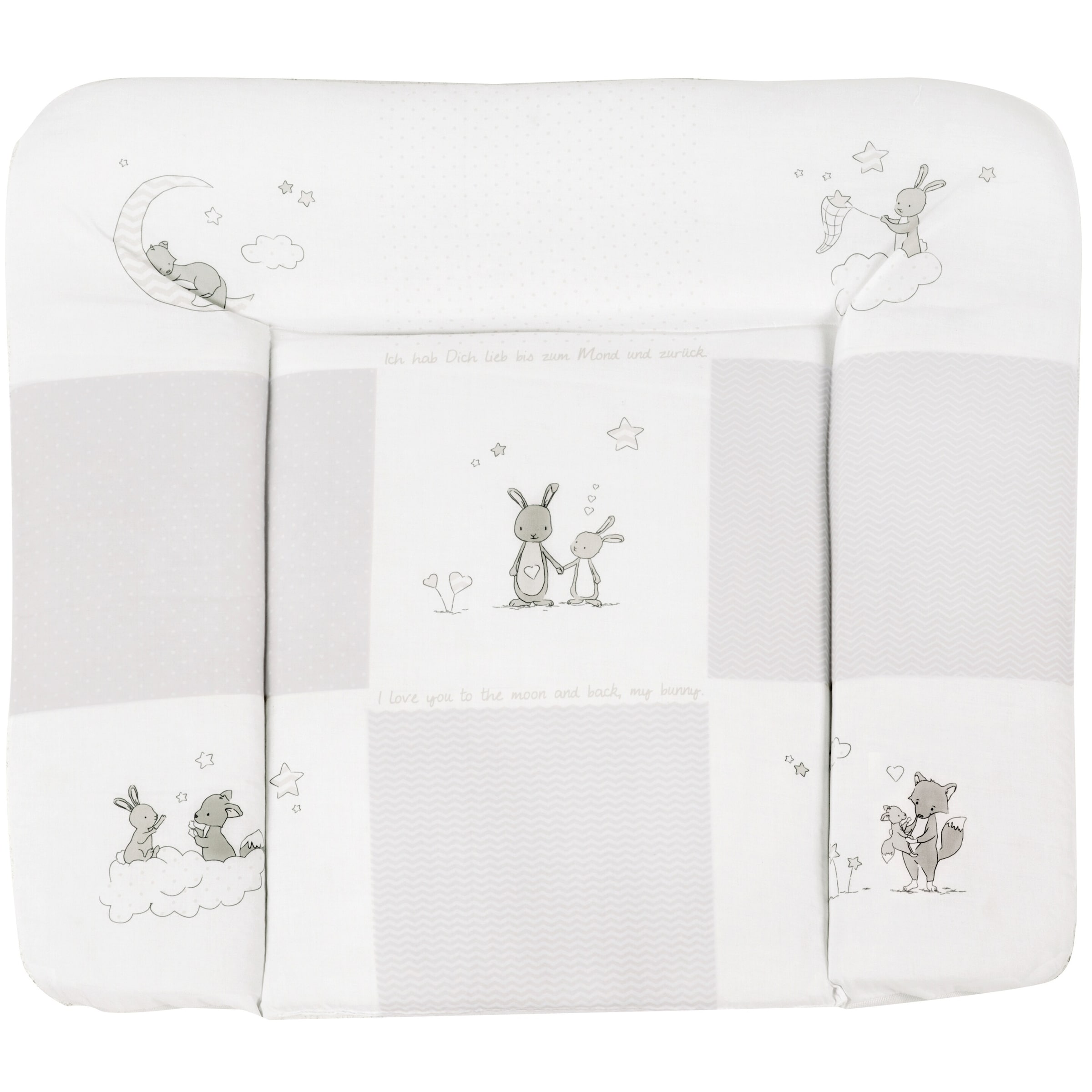Roba Wickelauflage soft Fox & Bunny
