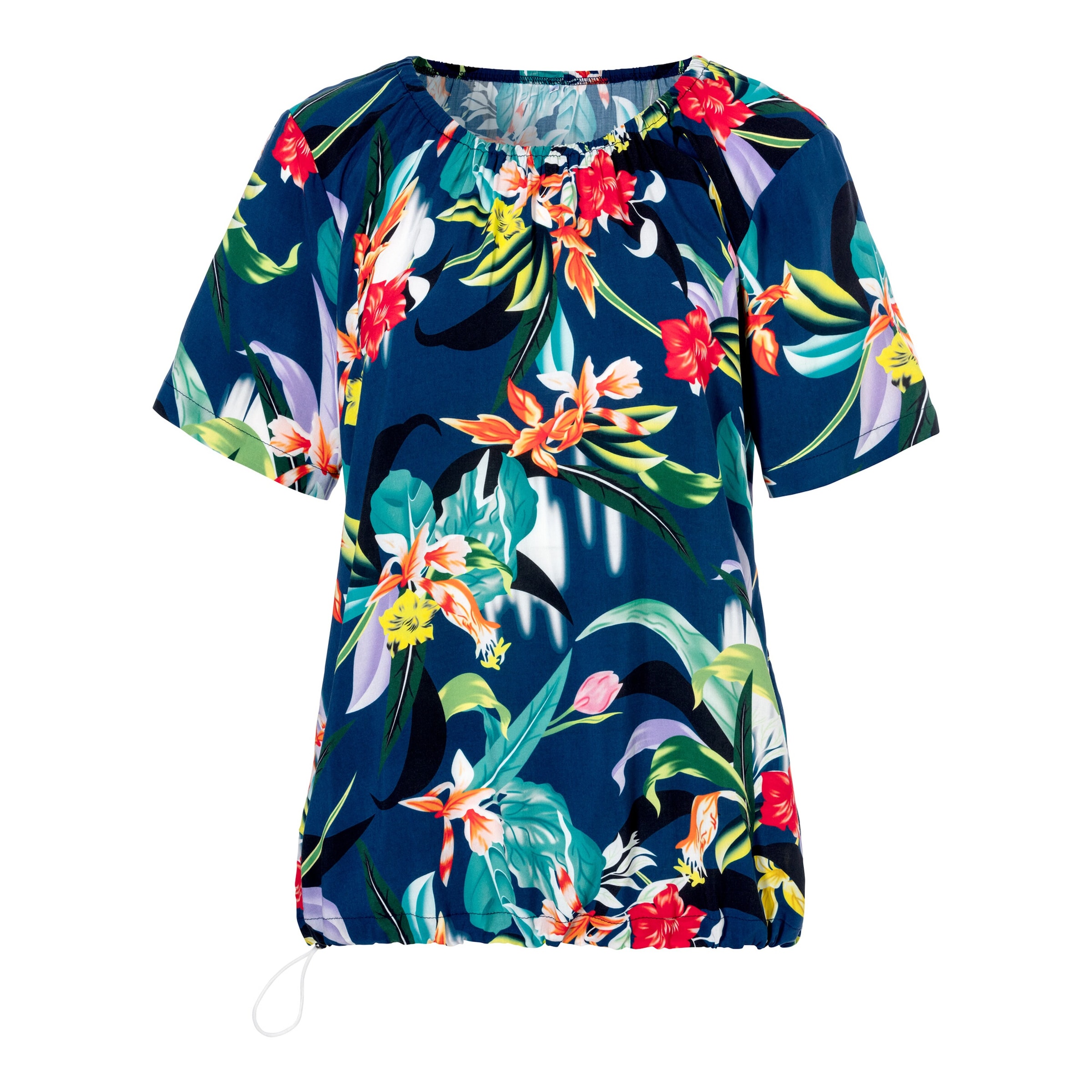 Damen-Bluse „Paradies“ mehrfarbig M Damen
