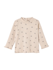 Baby Shirt mit Blumenmuster