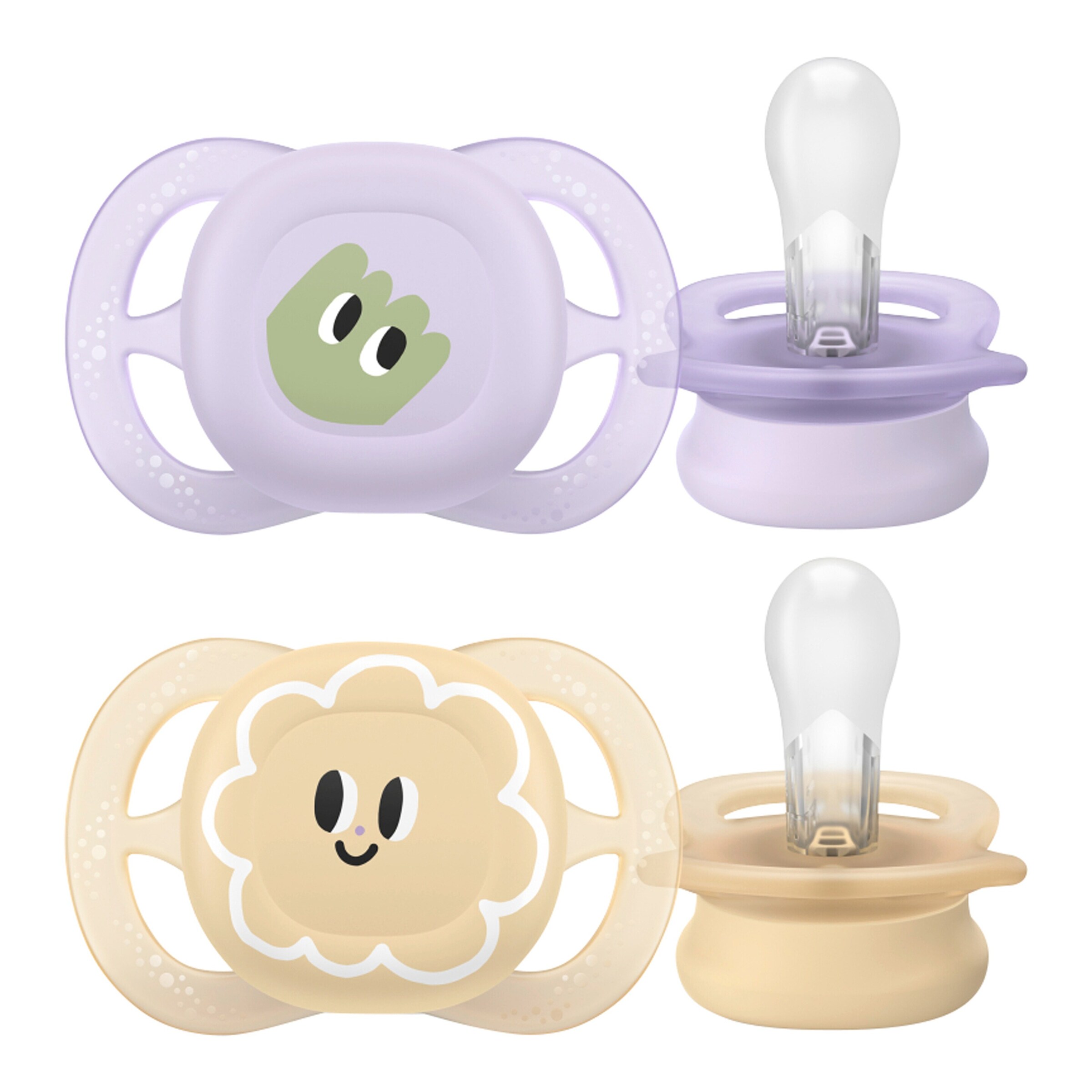 Philips Avent 2er-Pack Schnuller ultra start, 0-2M