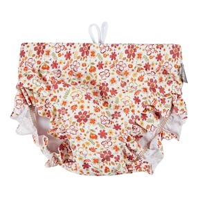 Maillot-couche de bain avec protection anti-UV fleurs
