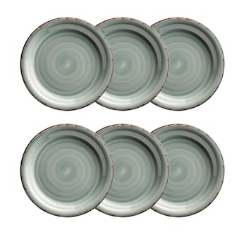 Dessertteller-Set, Steingut LUMACA