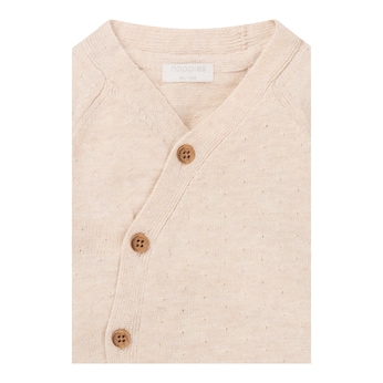 Wickel-Strickjacke Ajour