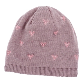 Winter-Strickmütze Herzen