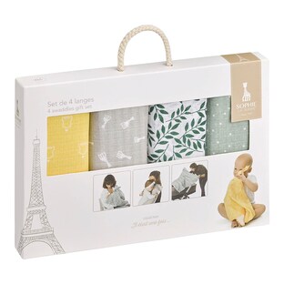 4er-Pack Mullwindeln 70x70 cm