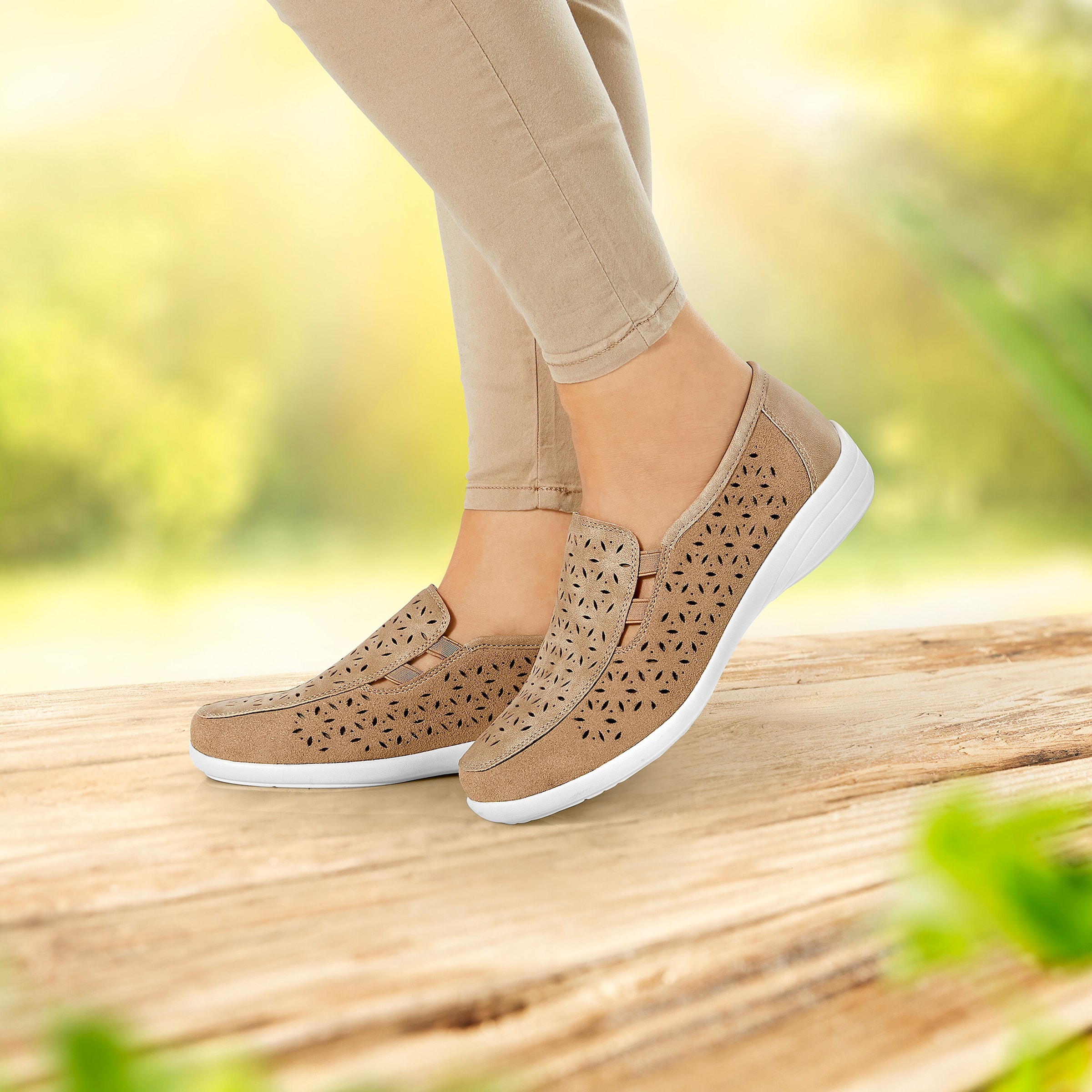 Echtleder-Halbschuh "Berta"