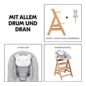 Hochstuhl Alpha + inkl. Newborn Set Premium