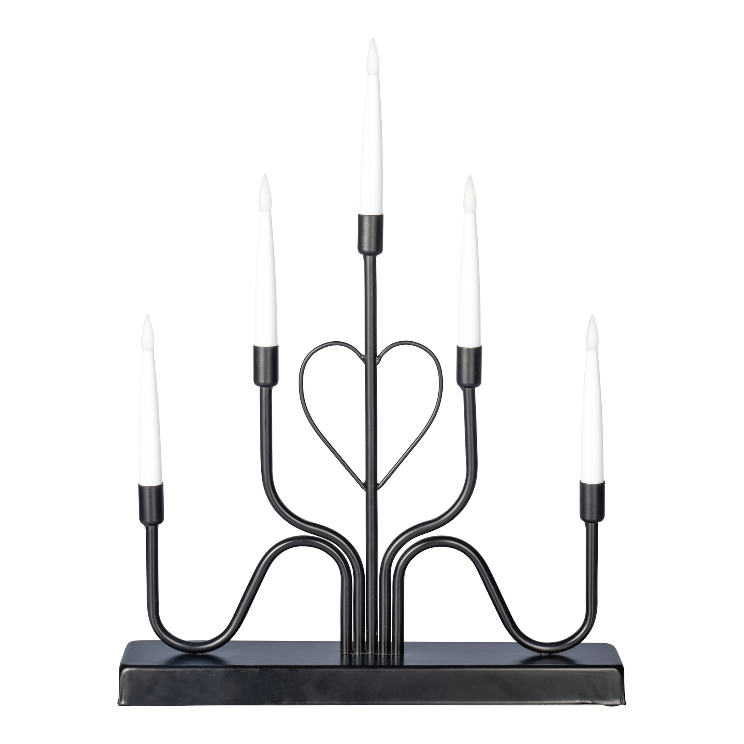 LED-Metall-Kerzenleuchter „Eleganza“