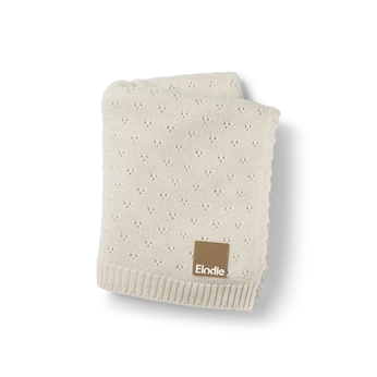 Pointelle Decke - Creamy White