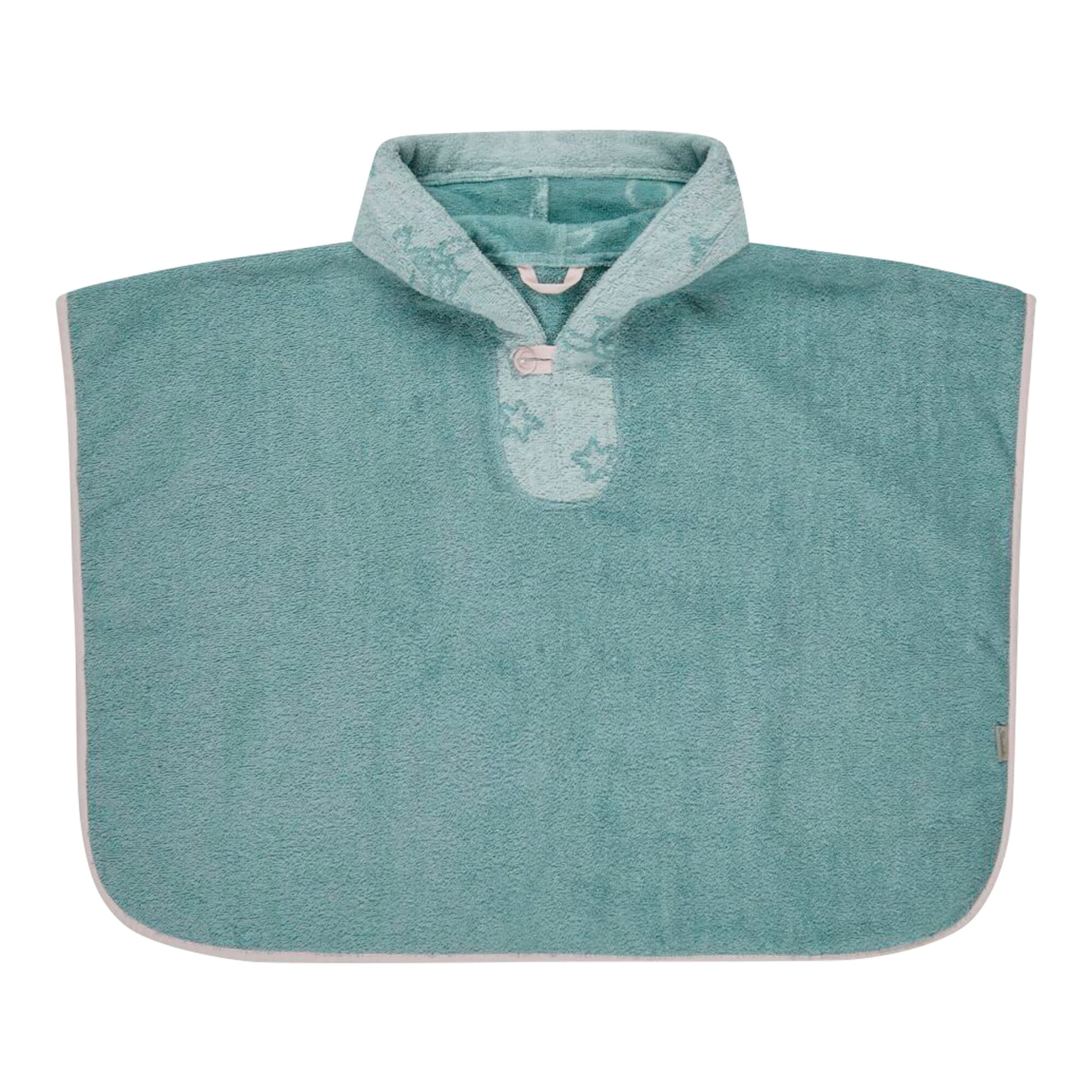 Sterntaler Badeponcho gruen