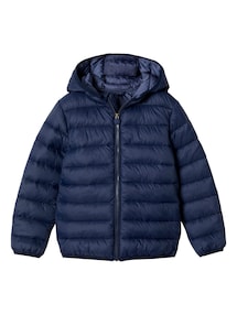 Jungen Steppjacke mit Kapuze und Recycling-Polyester, Übergangsjacke