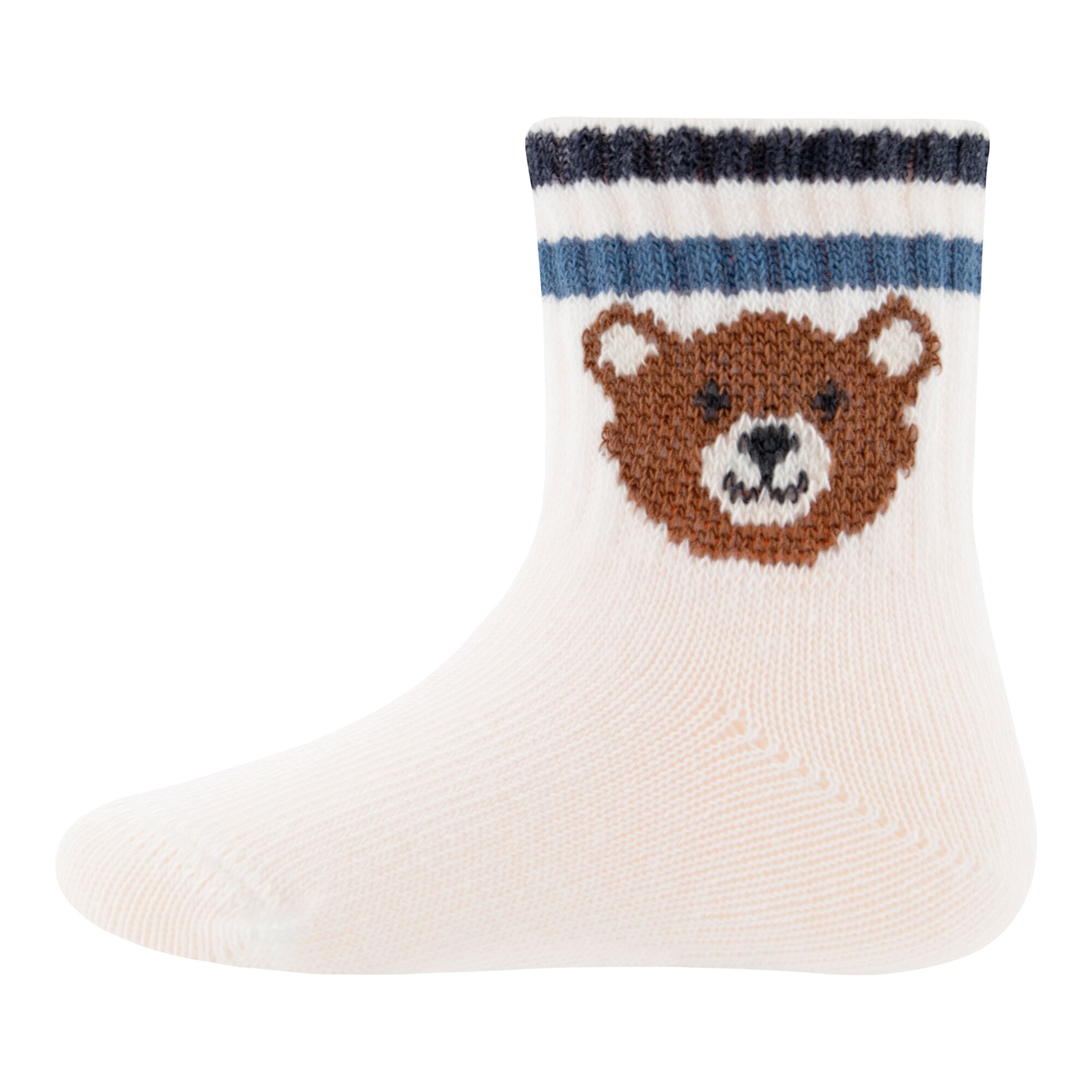 Ewers 3er-Pack Socken Bär Ringel