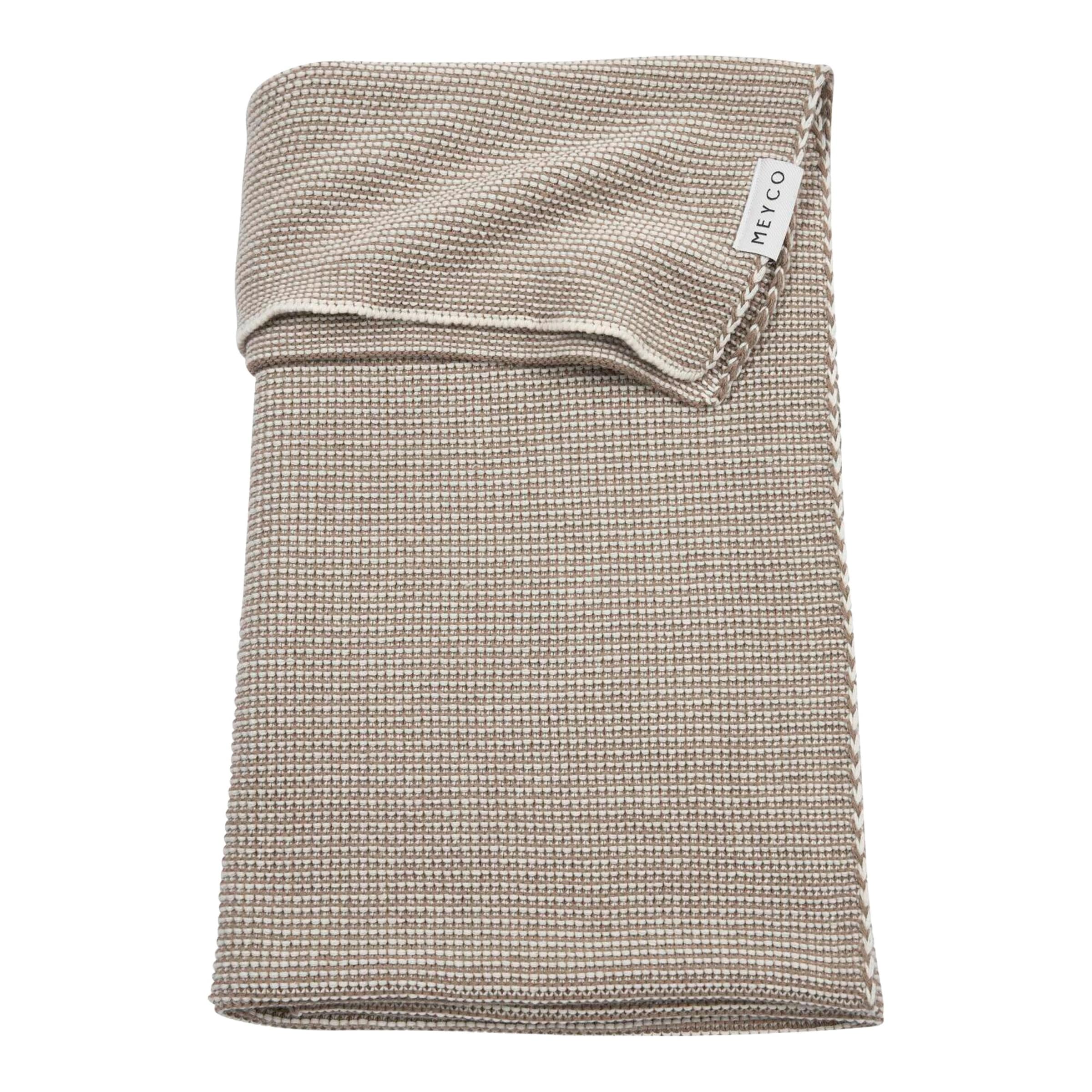 Meyco Baby Babydecke Strick Streifen 75x100 cm 1.0 TOG