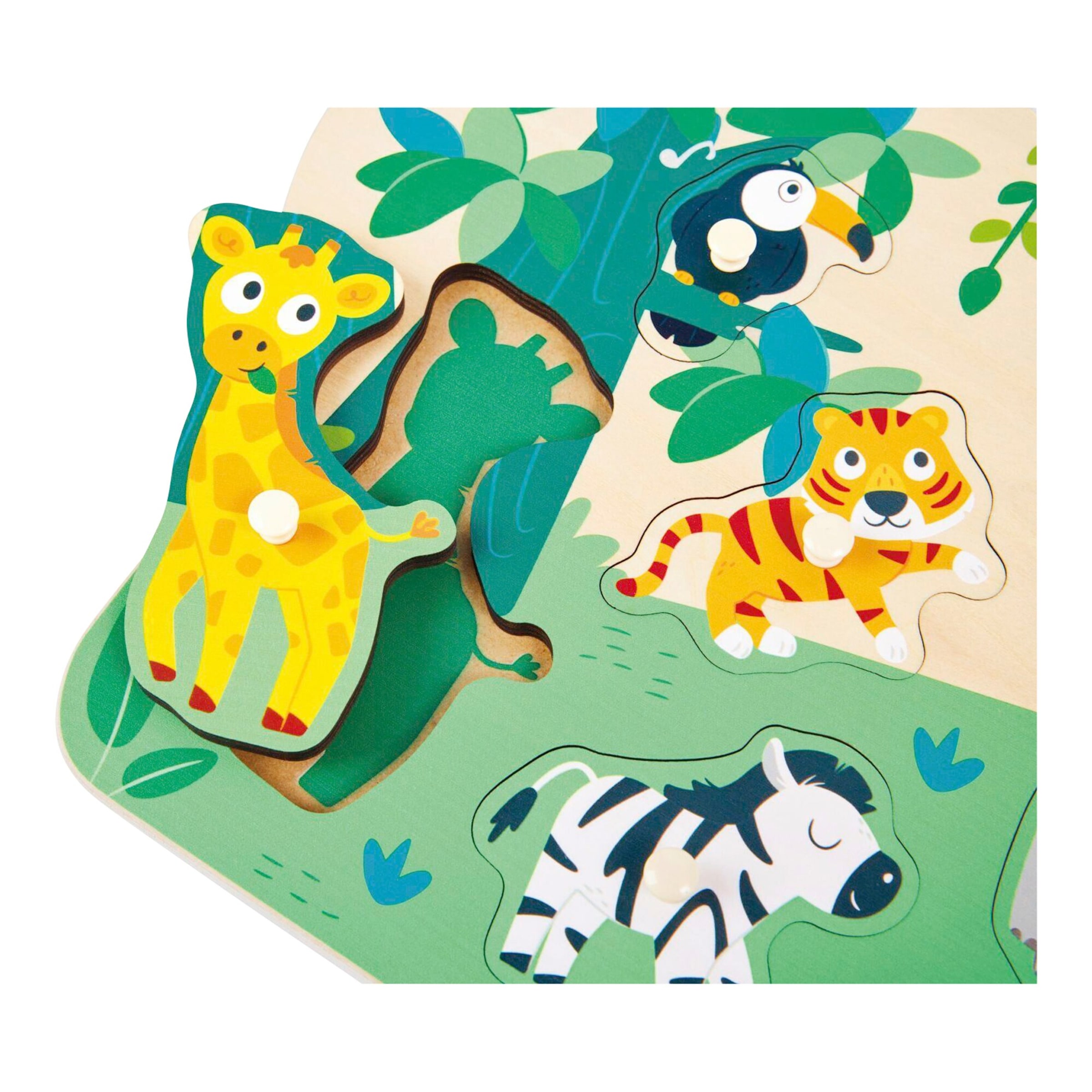 Steckpuzzle Wildtiere