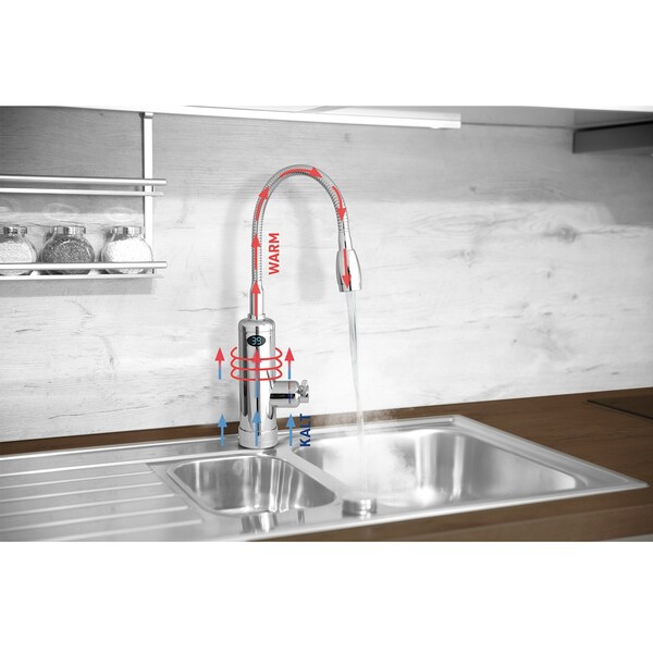 Mediashop - Wasserhahn mit Durchlauferhitzer Aquadon Smart Heater | Die  moderne Hausfrau