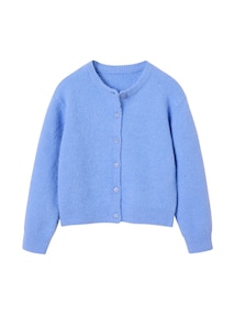 Flauschige Strickjacke Mädchen