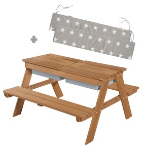 Kindersitzgarnitur Outdoor + mit Spielwannen und Bankkissen Little Stars 
