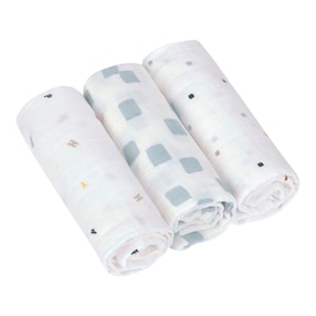3er-Pack Mullwindeln 60x60 cm