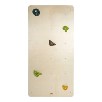 Kletterwand mit Griffen