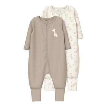 Lot de 2 dors-bien avec pieds rabattables girafes