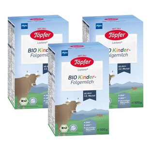 Bundle 3er-Pack Bio Kinder-Folgemilch à 500g