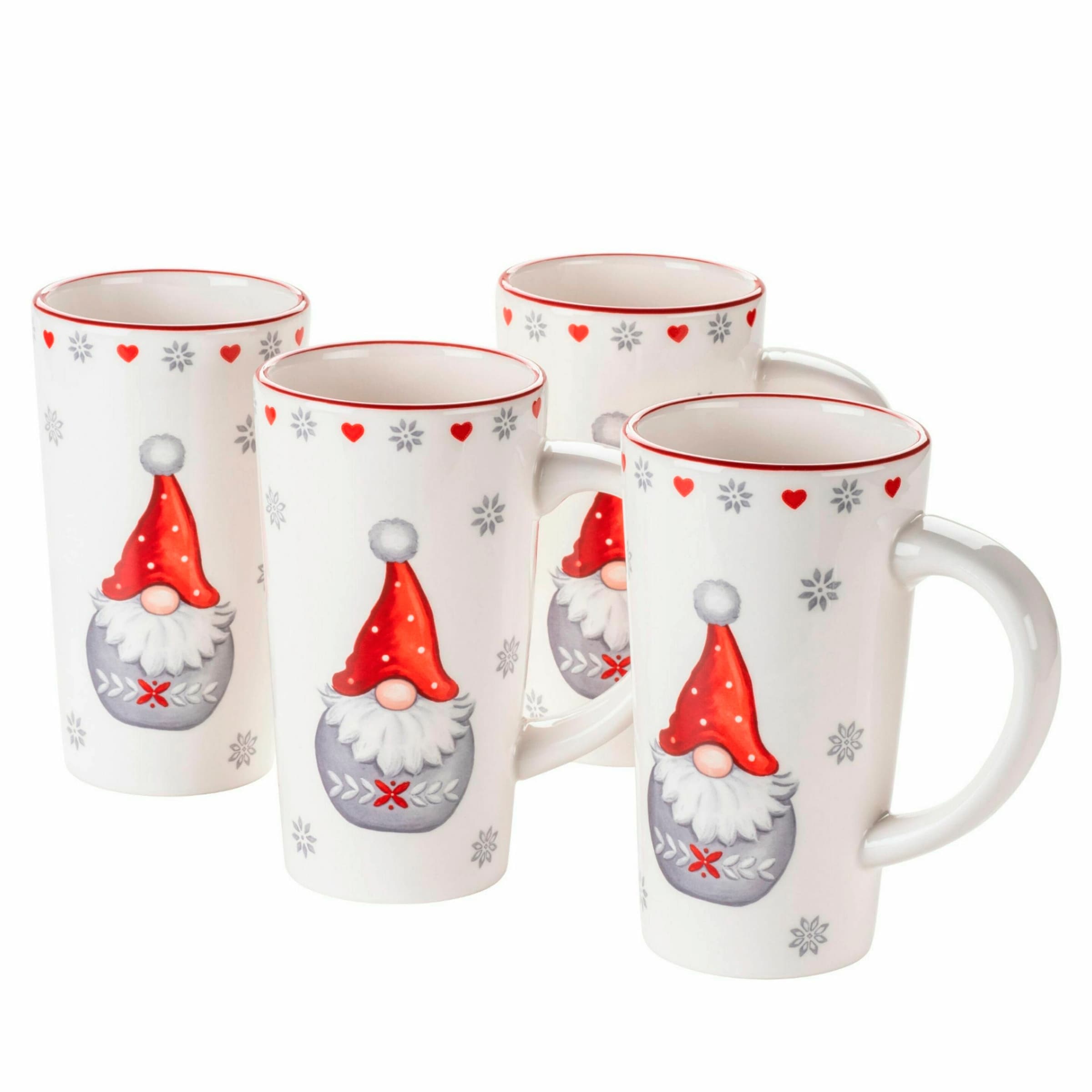 Kaffeebecher-Set, Steingut Aurela