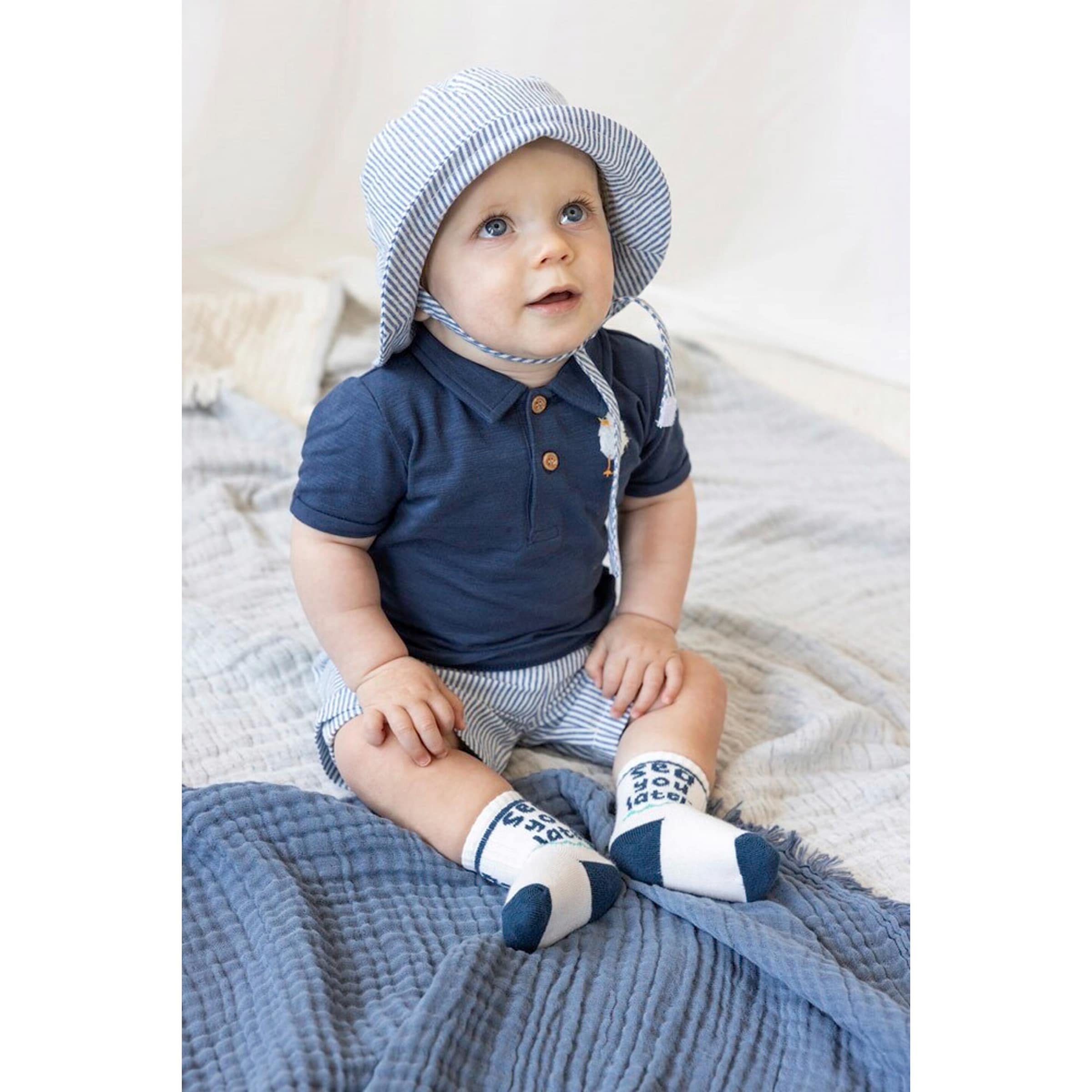 Web-Shorts mit Taschen Ringel