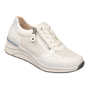 Leder-Keilsneaker "Sandra"