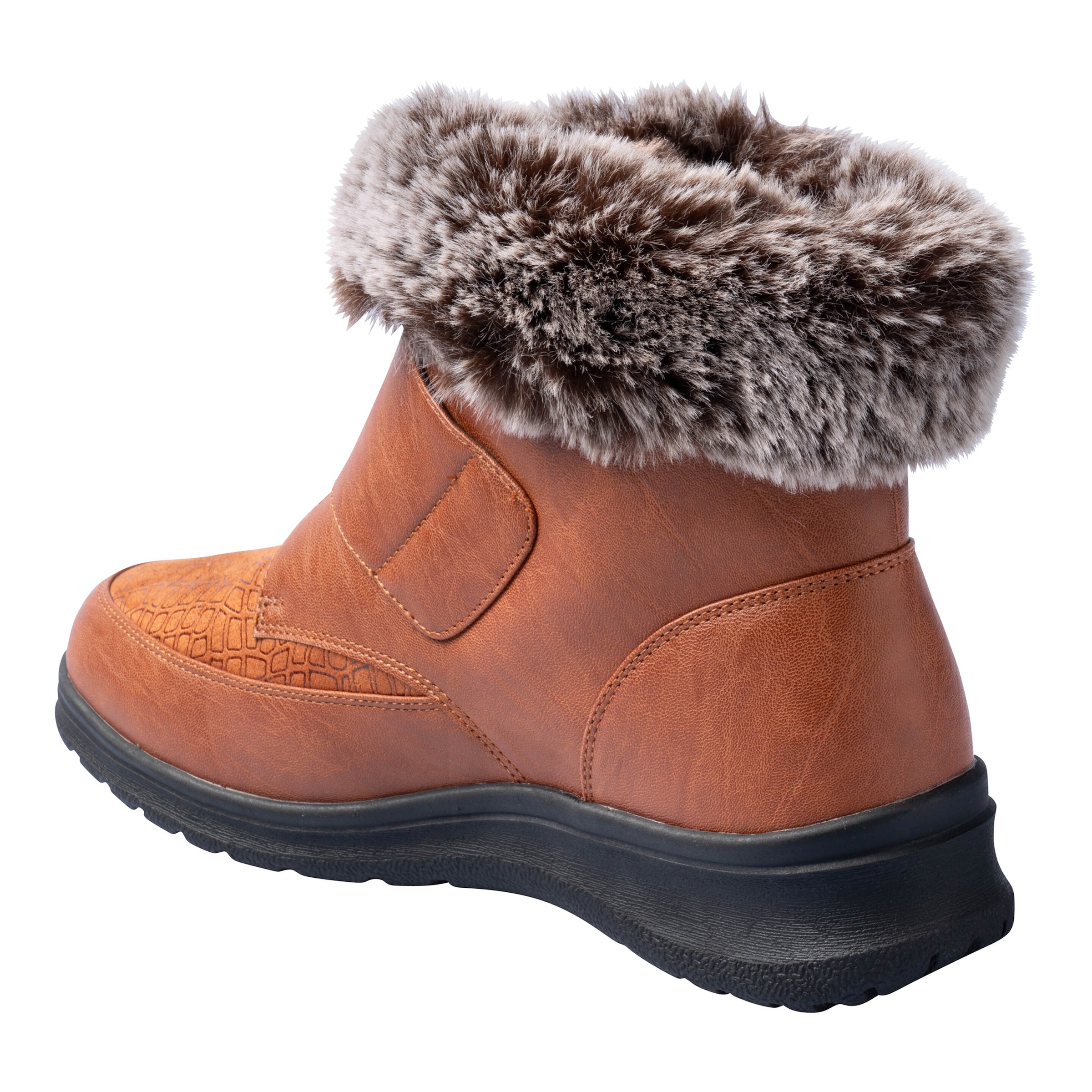 Kuschel-Klettstiefelette „Steffi“