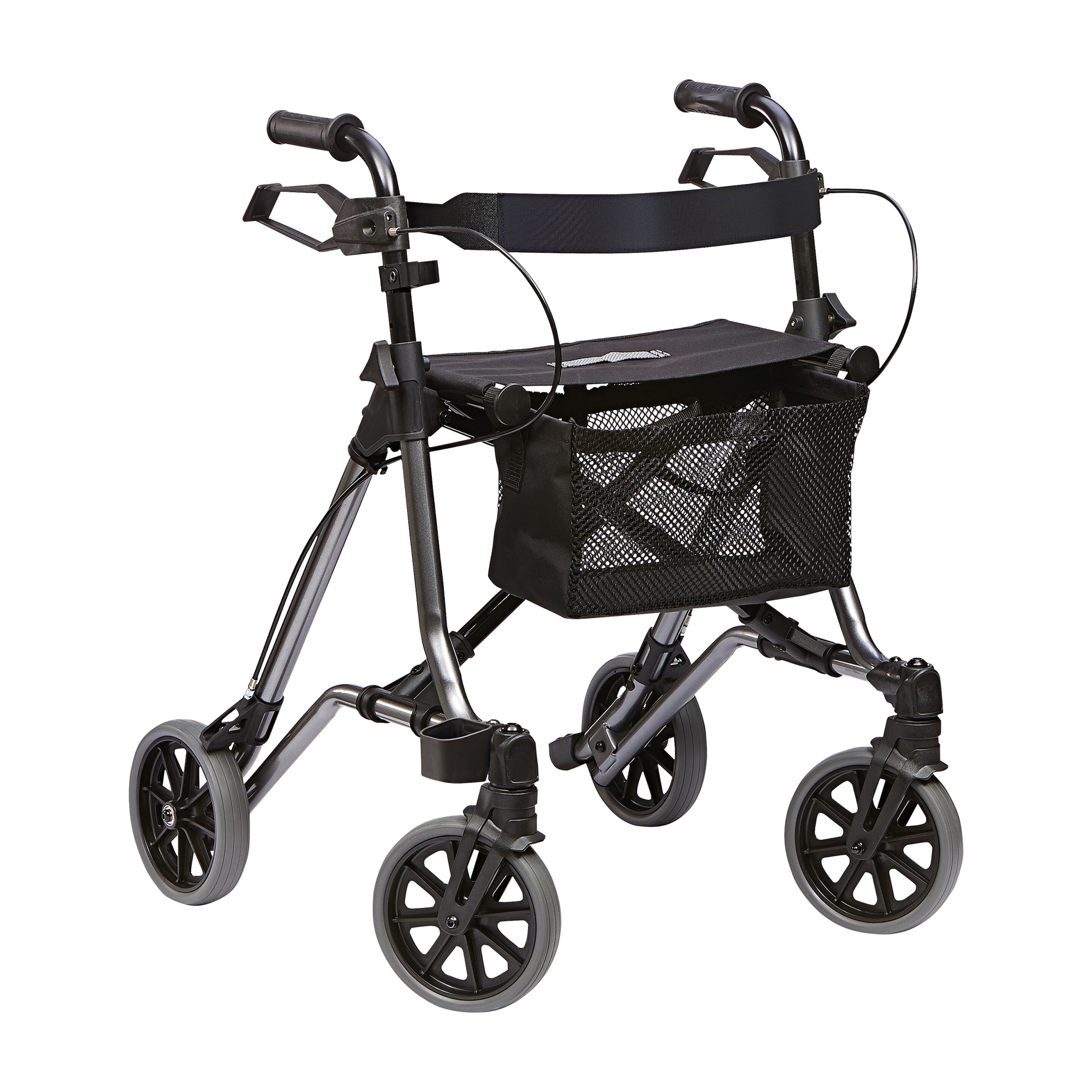 Leichtgewicht-Rollator Taima M-Eco, faltbar grau