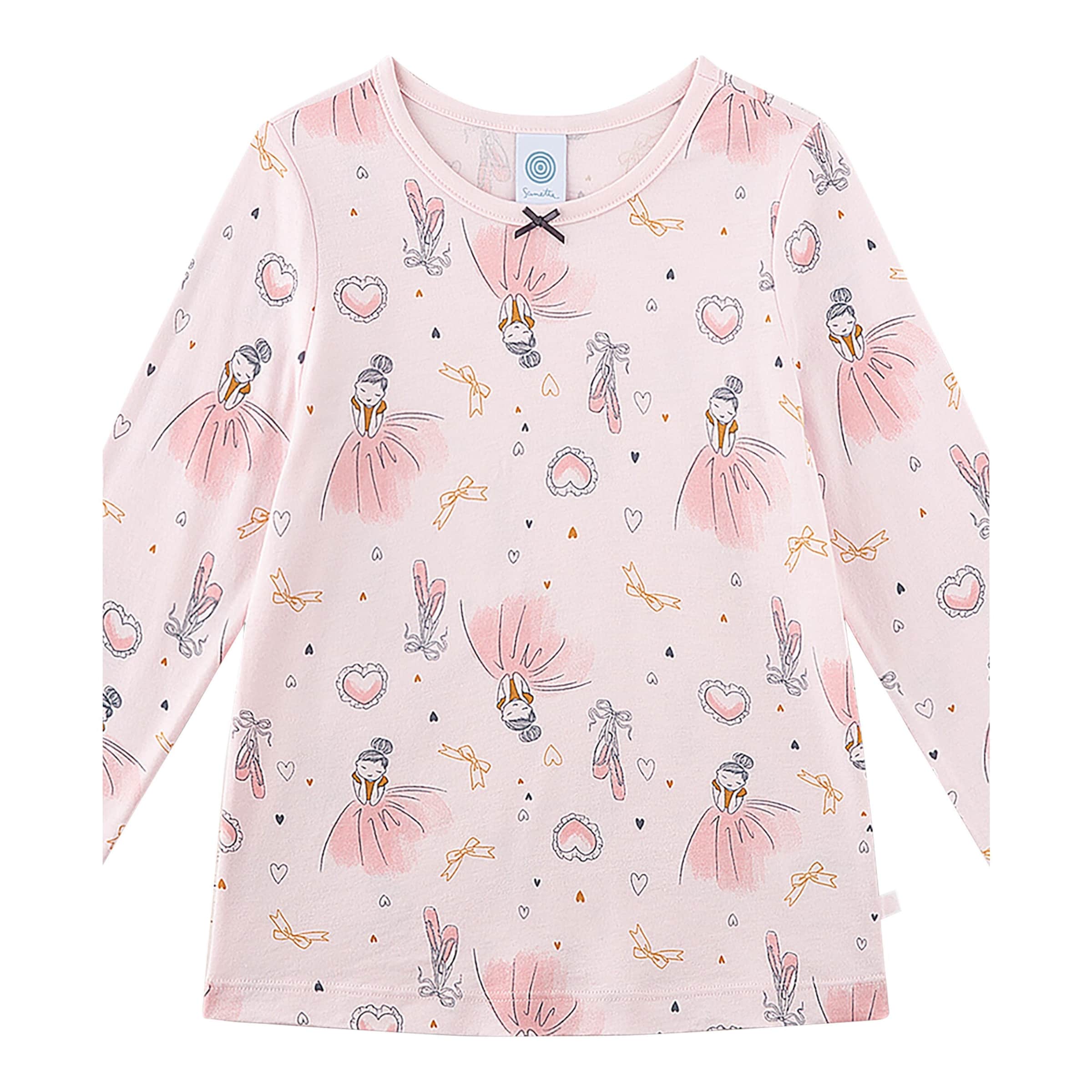 Sanetta Schlafanzug lang Ballerinas rosa