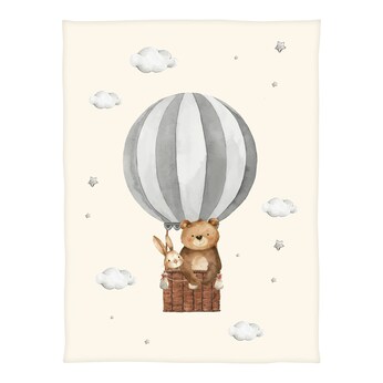 Babydecke Microfaserflausch 75x100 cm 