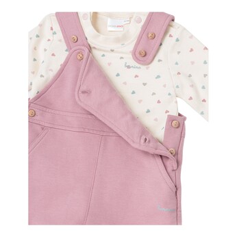 2-tlg Set Latzhose mit Shirt Eichhörnchen